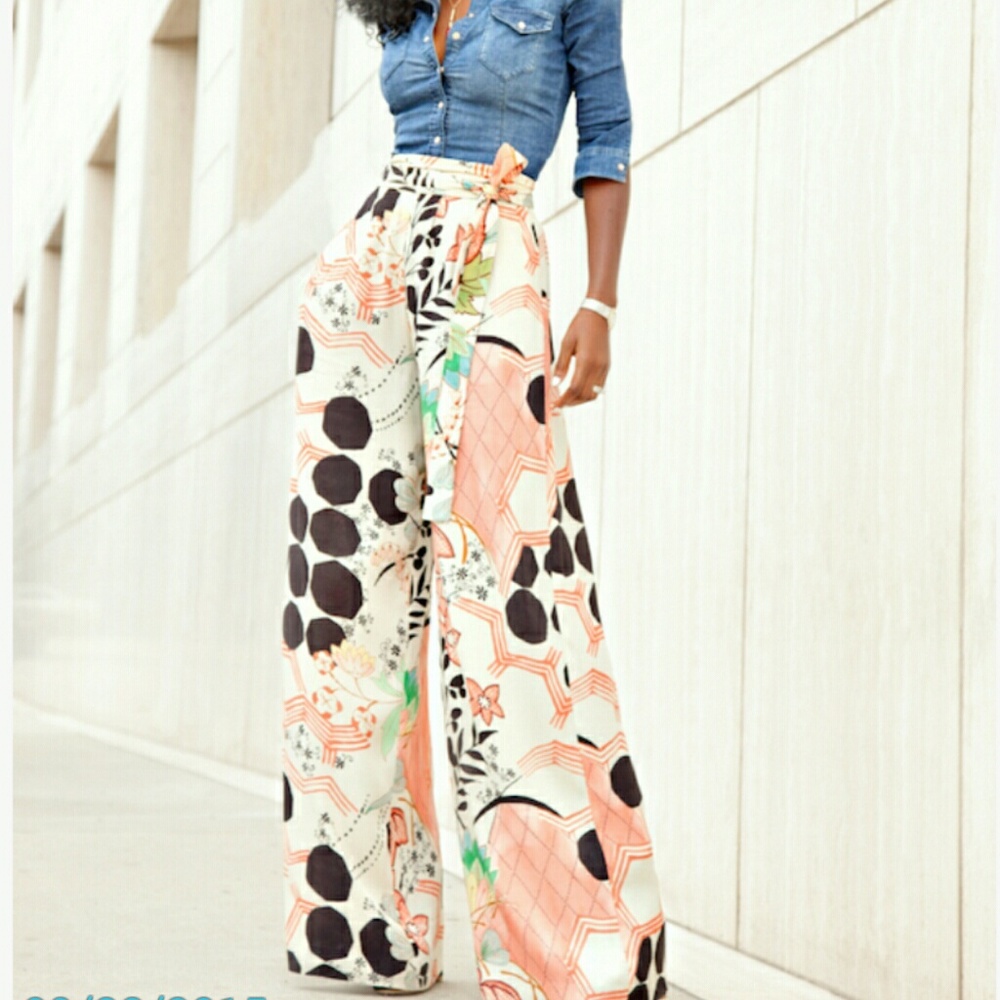 Zara wide leg trouser/pant